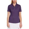 Callaway Womens Short Sleeve Opti-dri Cooling Birdseye Golf Polo Shirt(Parachute Purple)