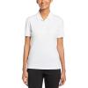 Callaway Women’s Tournament Short Sleeve Golf Polo Shirt, Added Stretch, Moisture-Wicking, Sun Protection(Bright White)