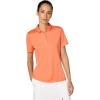 Callaway Women’s Tournament Short Sleeve Golf Polo Shirt, Added Stretch, Moisture-Wicking, Sun Protection(Hot Coral)