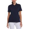 Callaway Women’s Tournament Short Sleeve Golf Polo Shirt, Added Stretch, Moisture-Wicking, Sun Protection(Peacoat)