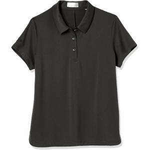 Callaway Girls Micro Hex Solid Polo Girls Shirt(Caviar)
