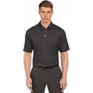 Callaway Mens Basics Short Sleeve Birdseye Polo Shirt(Black)