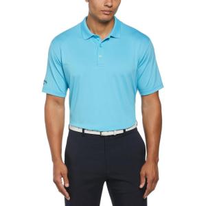 Callaway Mens Solid Opti-dri Short Sleeve Stretch Golf Polo, Sun Protection, Moisture-Wicking (Available in Big & Tall)(Blue Atoll)