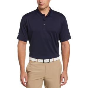 Callaway Mens Solid Opti-dri Short Sleeve Stretch Golf Polo, Sun Protection, Moisture-Wicking (Available in Big & Tall)(Peacoat)