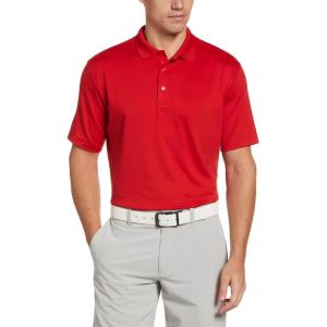 Callaway Mens Solid Opti-dri Short Sleeve Stretch Golf Polo, Sun Protection, Moisture-Wicking (Available in Big & Tall)(Salsa)