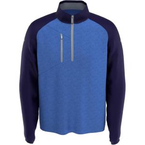 Callaway Mens Swing Tech Midweight Ottoman Fleece 1/4 Zip Golf Sweater(Moody)
