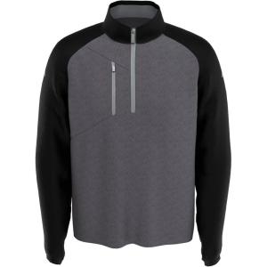 Callaway Mens Swing Tech Midweight Ottoman Fleece 1/4 Zip Golf Sweater(Quiet Shade)