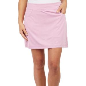 Callaway Women’s Heather Golf Skort for Women with Stretch Fabric, TrueSculpt and Opti-Dri Technology(Sunset Pink Htr)