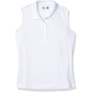 Callaway Women’s Opti-Dri Sleeveless Golf Polo with UV Block Sun Protection, Flexible Fit, Ladies Performance Apparel(Brilliant White)