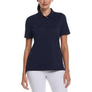 Callaway Women’s Tournament Short Sleeve Golf Polo Shirt, Added Stretch, Moisture-Wicking, Sun Protection(Peacoat)