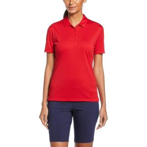 Callaway Women’s Tournament Short Sleeve Golf Polo Shirt, Added Stretch, Moisture-Wicking, Sun Protection(Tango Red)