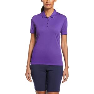 Callaway Women’s Tournament Short Sleeve Golf Polo Shirt, Added Stretch, Moisture-Wicking, Sun Protection(Tillandsia Purple)