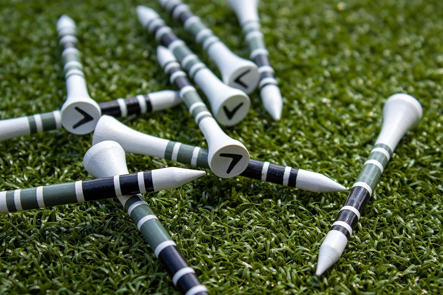 imageCallaway Heritage Golf Accessories Kit  Features a Premium Club Brush valuables Pouch tees and a Gold and Silver Metal Golf Ball MarkerGreen