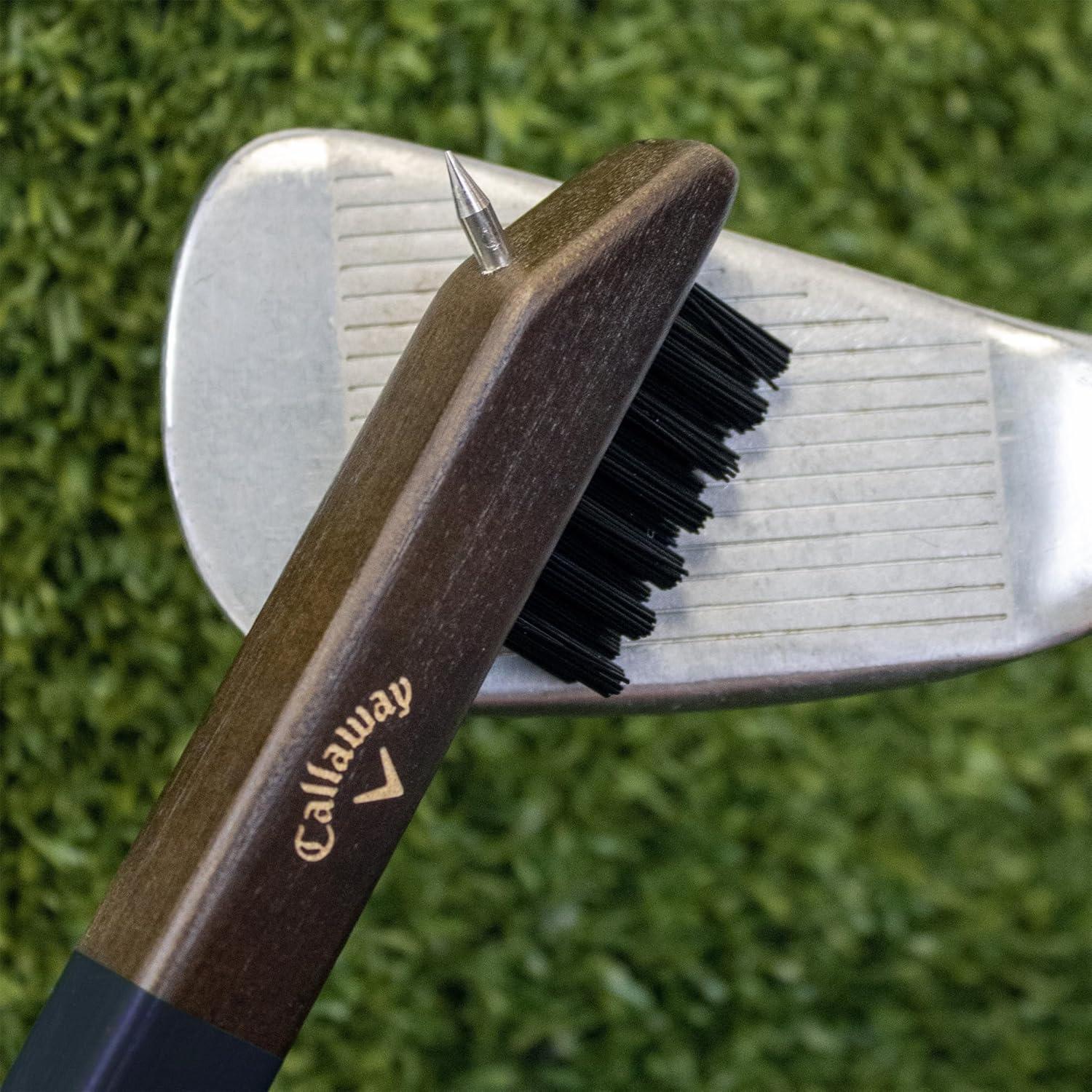 imageCallaway Heritage Golf Accessories Kit  Features a Premium Club Brush valuables Pouch tees and a Gold and Silver Metal Golf Ball MarkerNavy