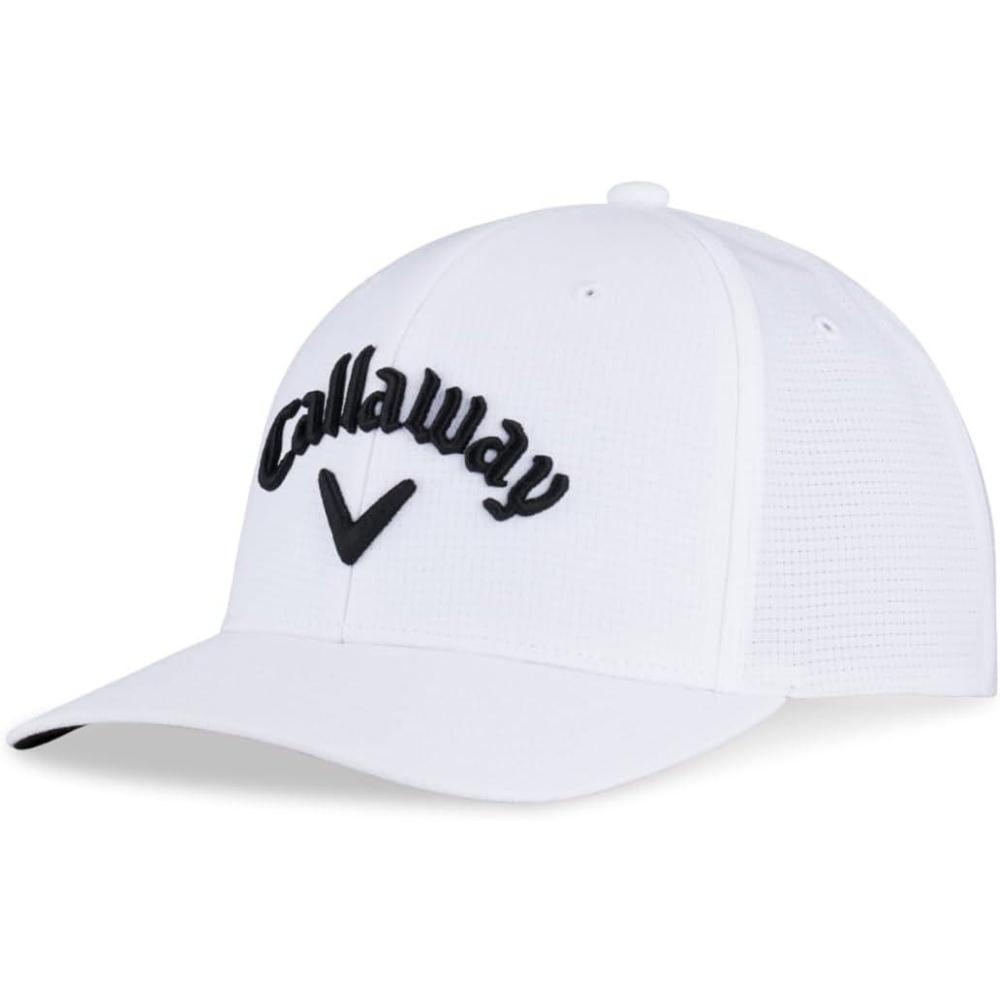 imageCallaway Golf Performance Pro Tour Cap Collection HeadwearWhiteBlack 2024