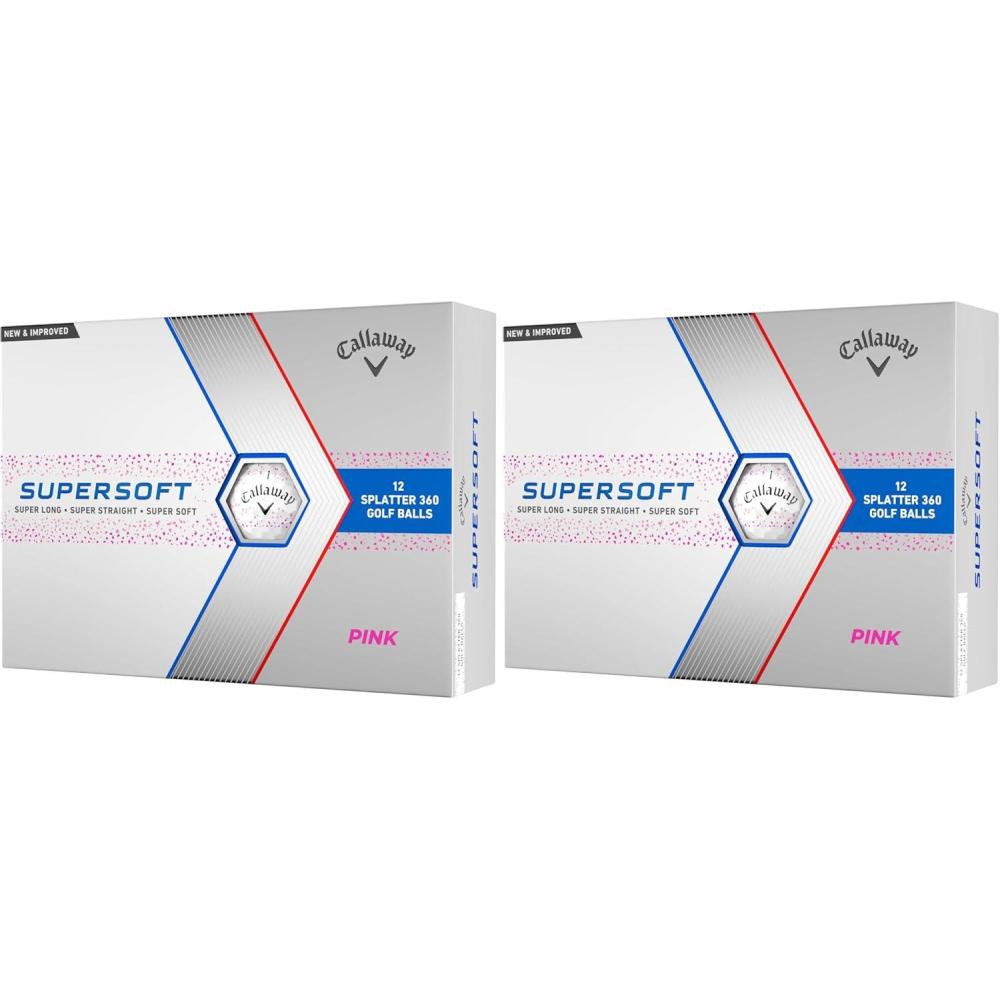 imageCallaway Golf Supersoft Golf BallsPink Splatter