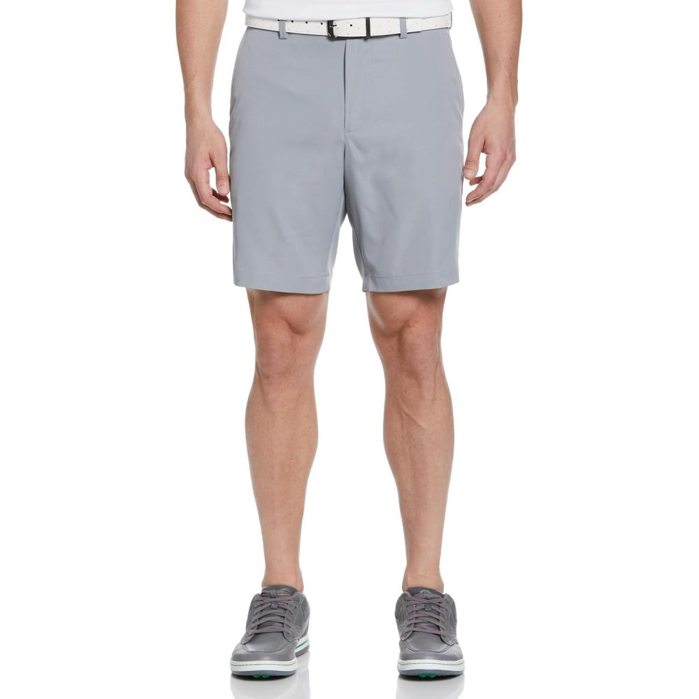 imageCallaway Mens 9 Pro Spin Golf Shorts with Active Waistband Stretch Fabric MoistureWicking UPF 50 Sun ProtectionSleet