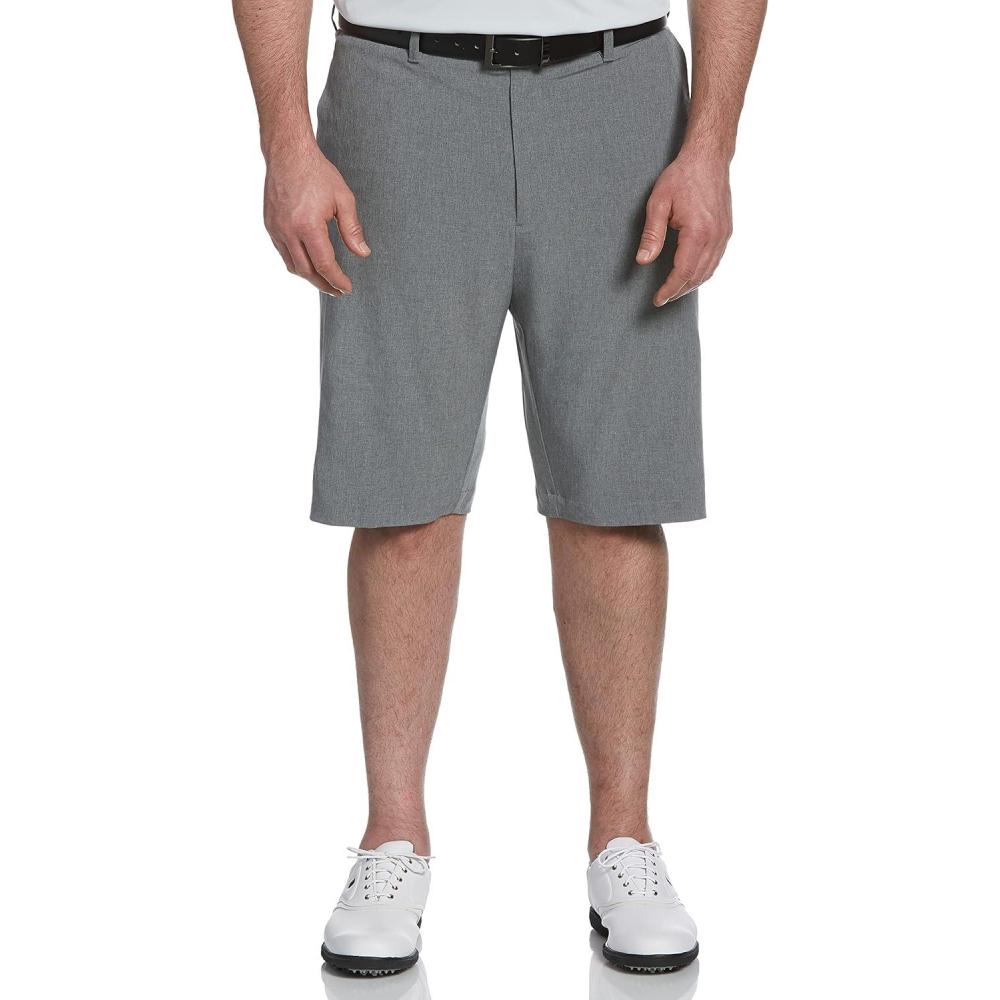 imageCallaway Mens 9 Swing Tech Heather Ergo Golf Shorts with Active Waistband Durable FabricMedium Grey Heather