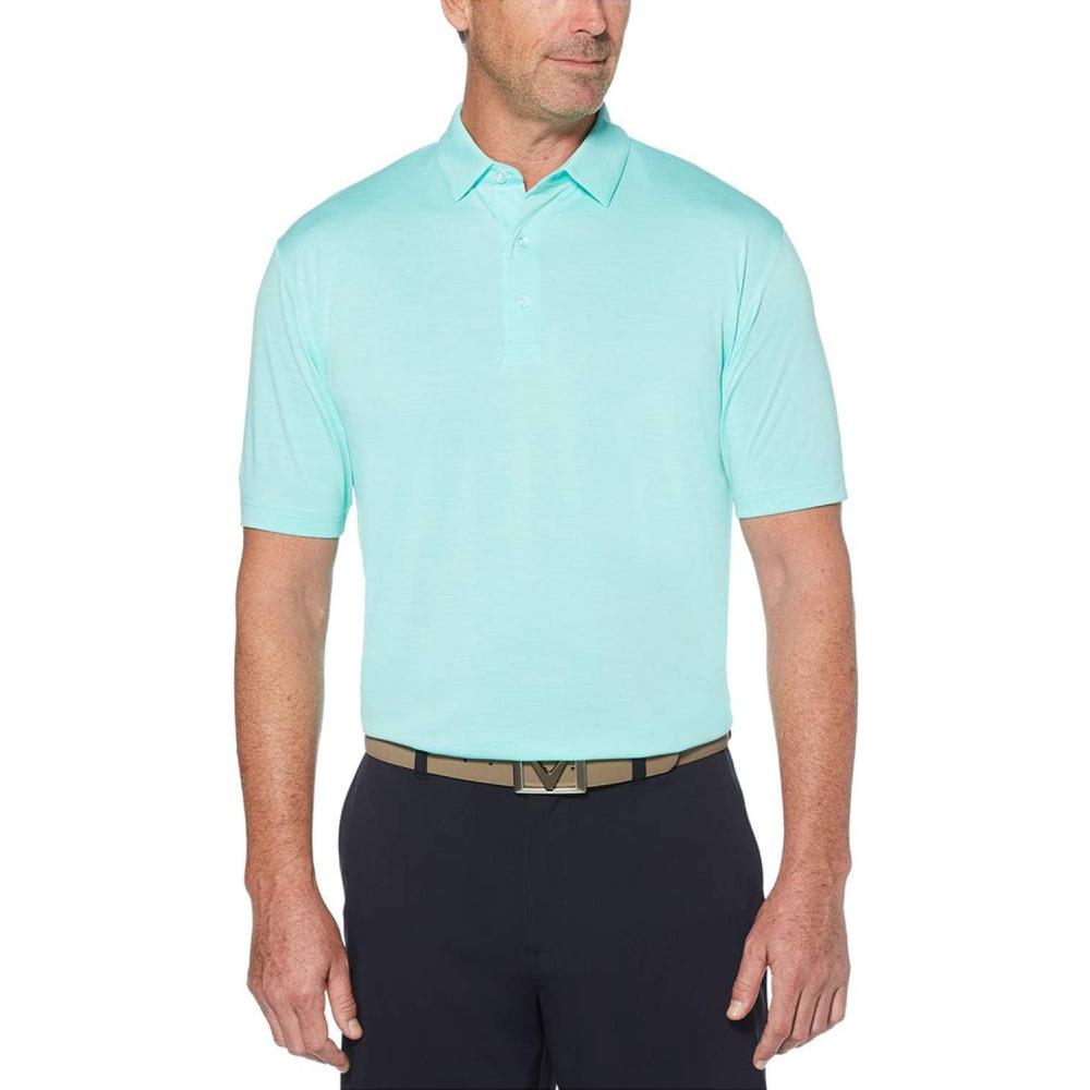 imageCallaway Mens Broken Stripe Polo ShirtAruba Blue