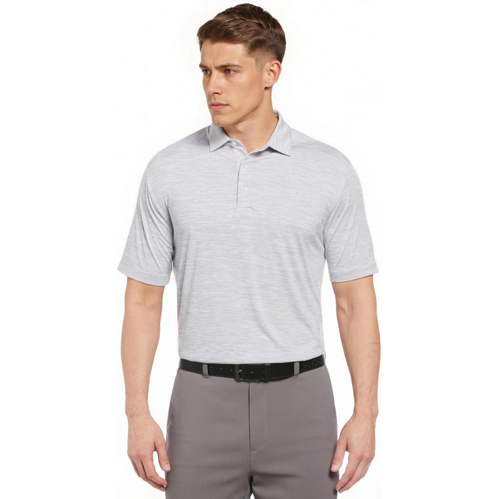 imageCallaway Mens Broken Stripe Polo ShirtWhite