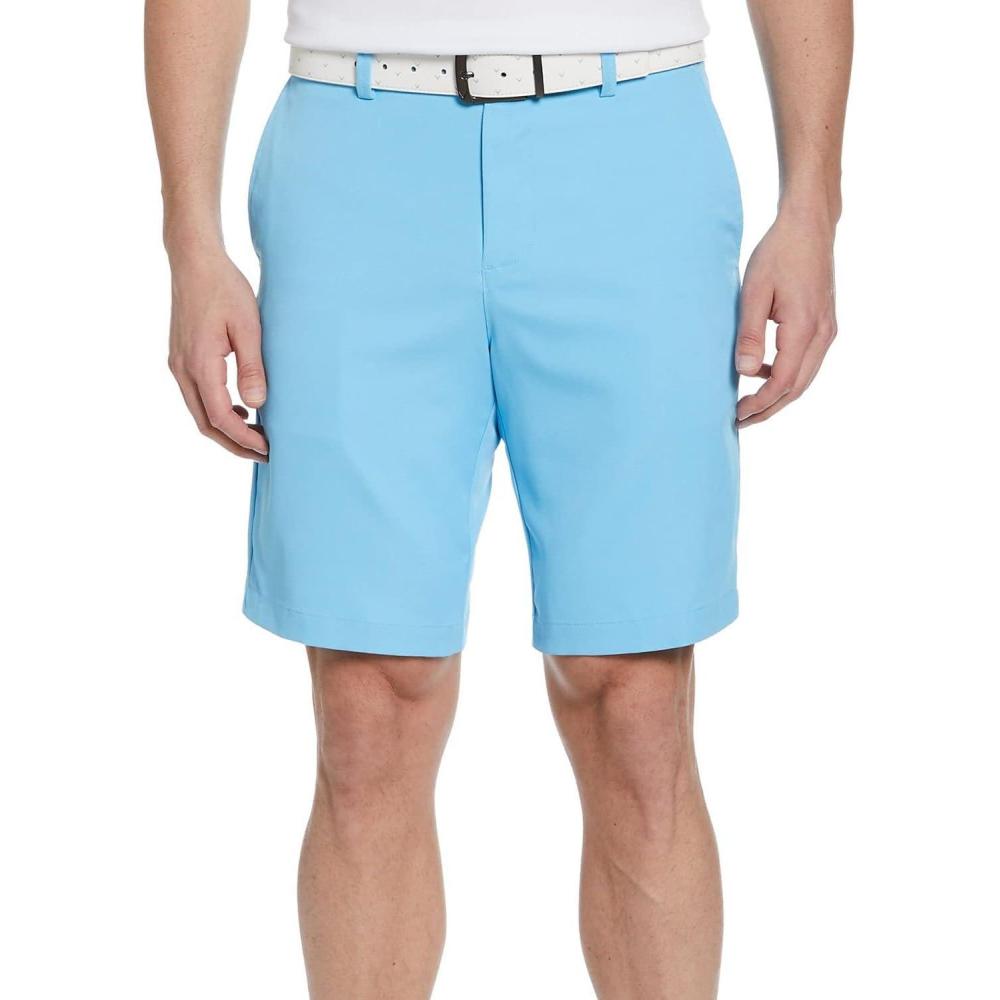 imageCallaway Mens Golf Performance 20 Flat Front Pro Spin ShortsBlue Grotto