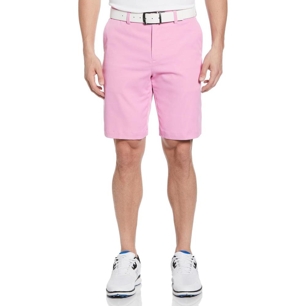 imageCallaway Mens Golf Performance 20 Flat Front Pro Spin ShortsPink Sunset