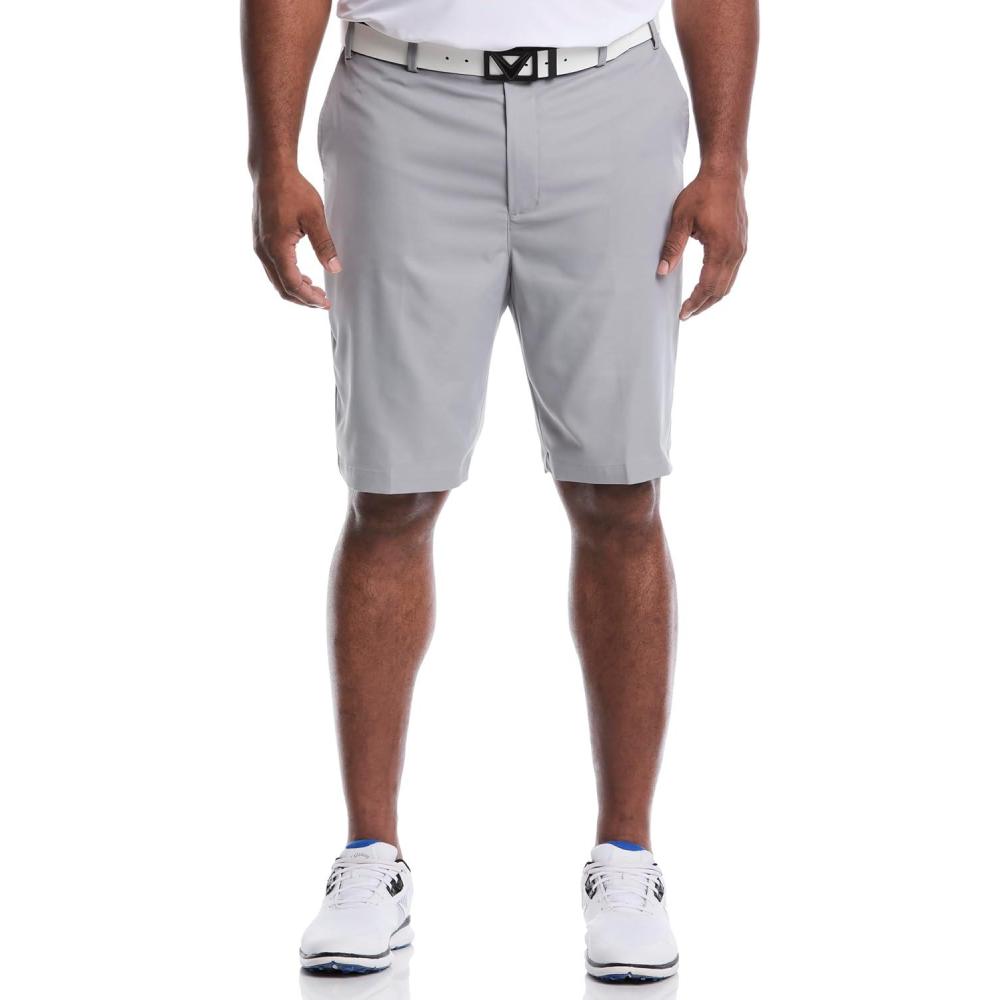 imageCallaway Mens Golf Performance 20 Flat Front Pro Spin ShortsSleet