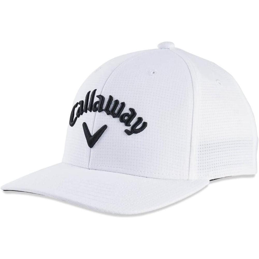 imageCallaway Mens Hw Cg Tour Perf No Logo 22 CapWhiteBlack 2022