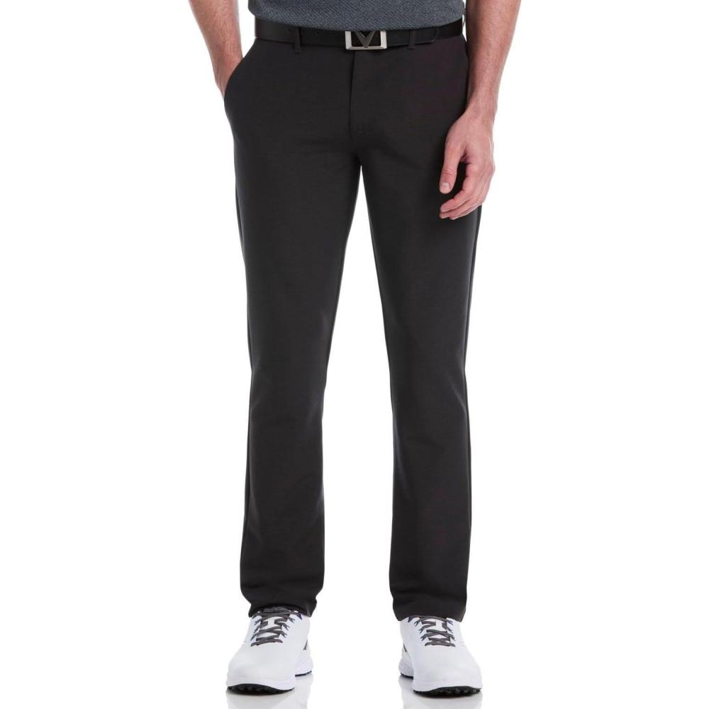 imageCallaway Mens Pro Spin 30 Stretch Golf Pants Active Waistband MoistureWicking Sun Protection Available in Big amp TallBlack