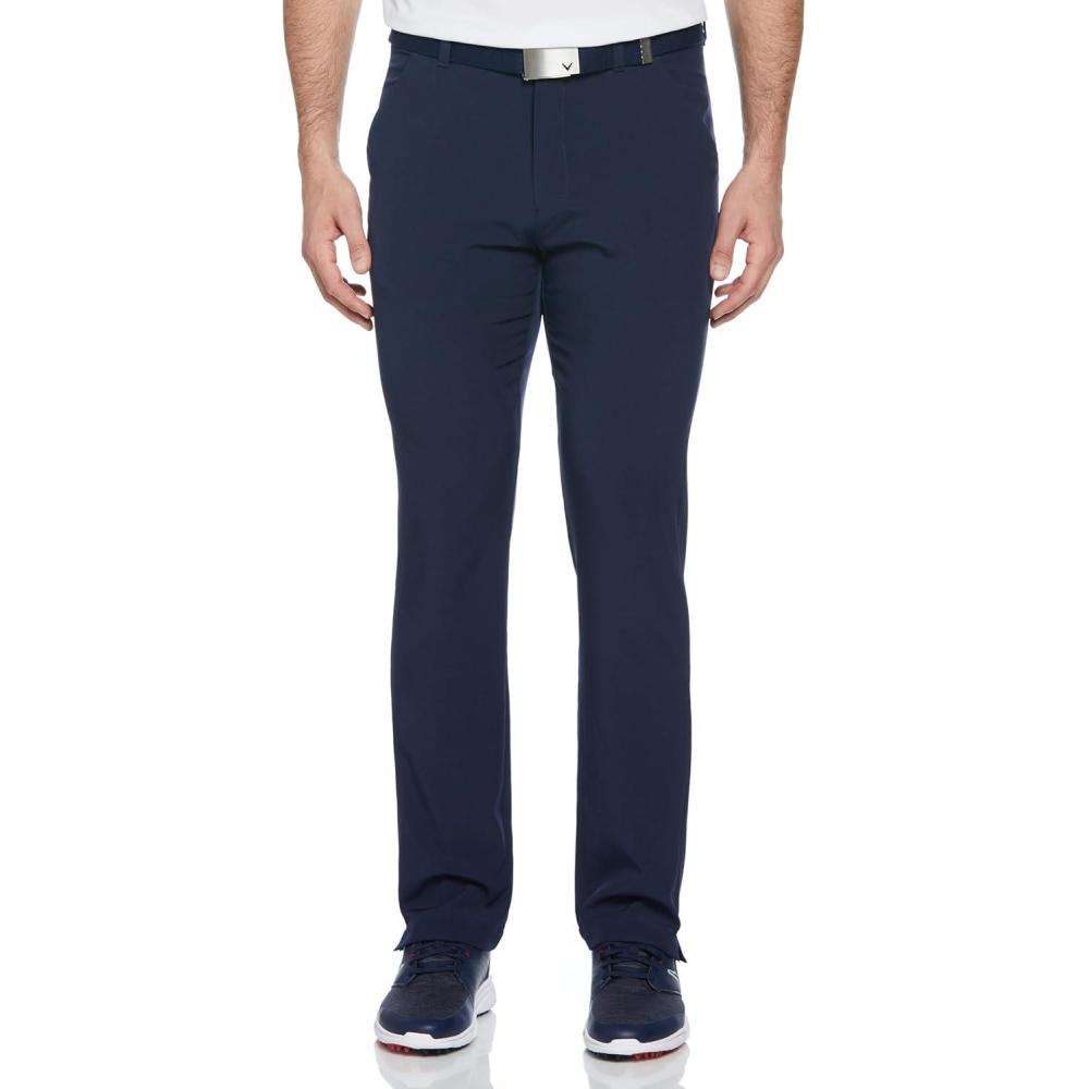 imageCallaway Mens Swing Tech Stretch Golf Pant with Active Waistband 303234 Inseams MoistureWicking Sun ProtectionPeacoat