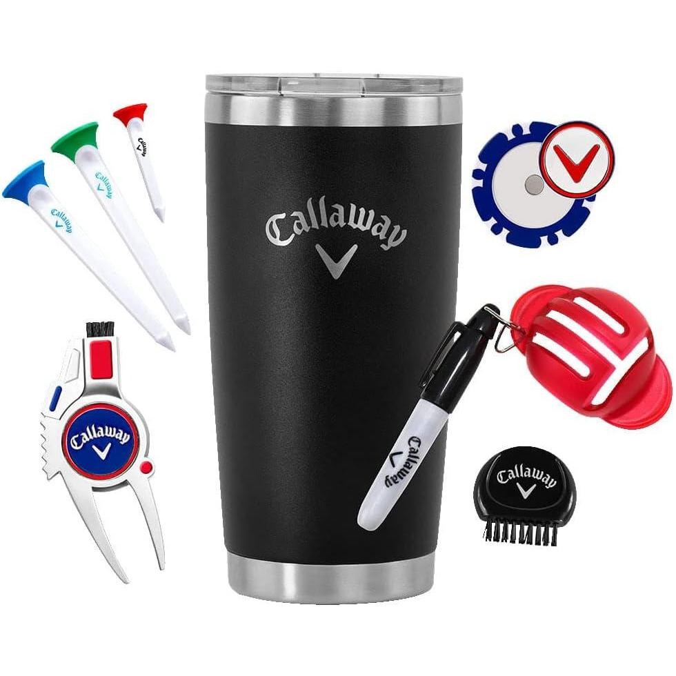 imageCallaway Tumbler amp Golf Accessory Gift SetBlack