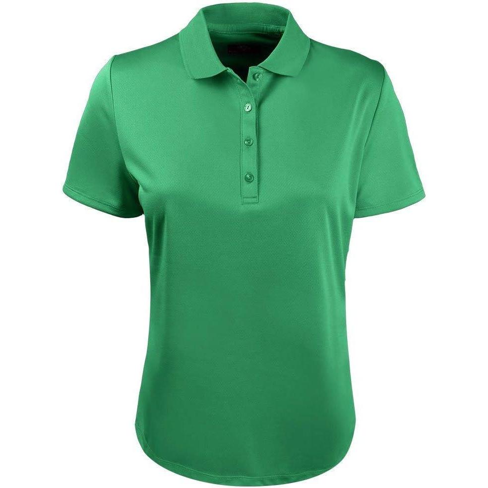 imageCallaway Womens Plus Swing Tech Short Sleeve Golf Polo ShirtGolf Green
