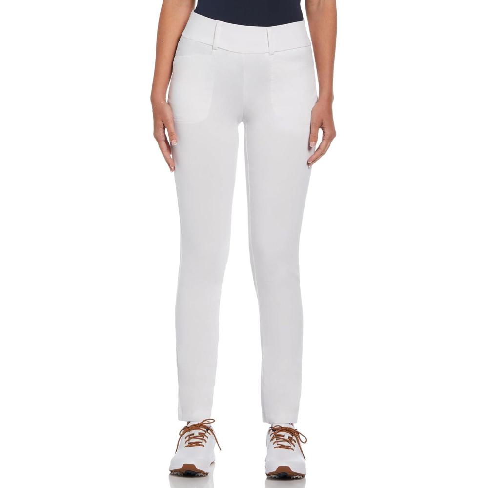 imageCallaway Womens Truesculpt PullOn Tech Golf Pant Stretch Fabric OptiDri Technology EcoFriendly Sizes XSXXLBrilliant White