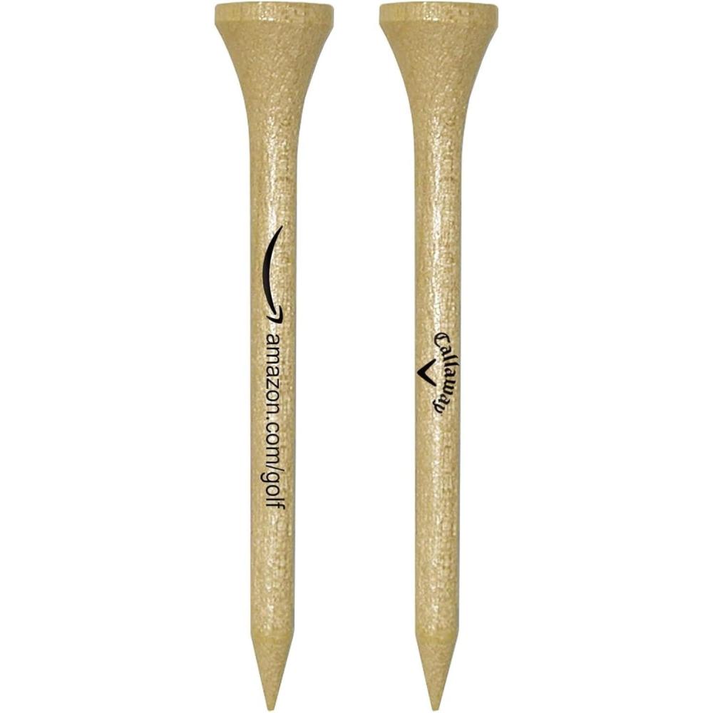 imageCallaway Wood Golf Tees Pack of 100Wood