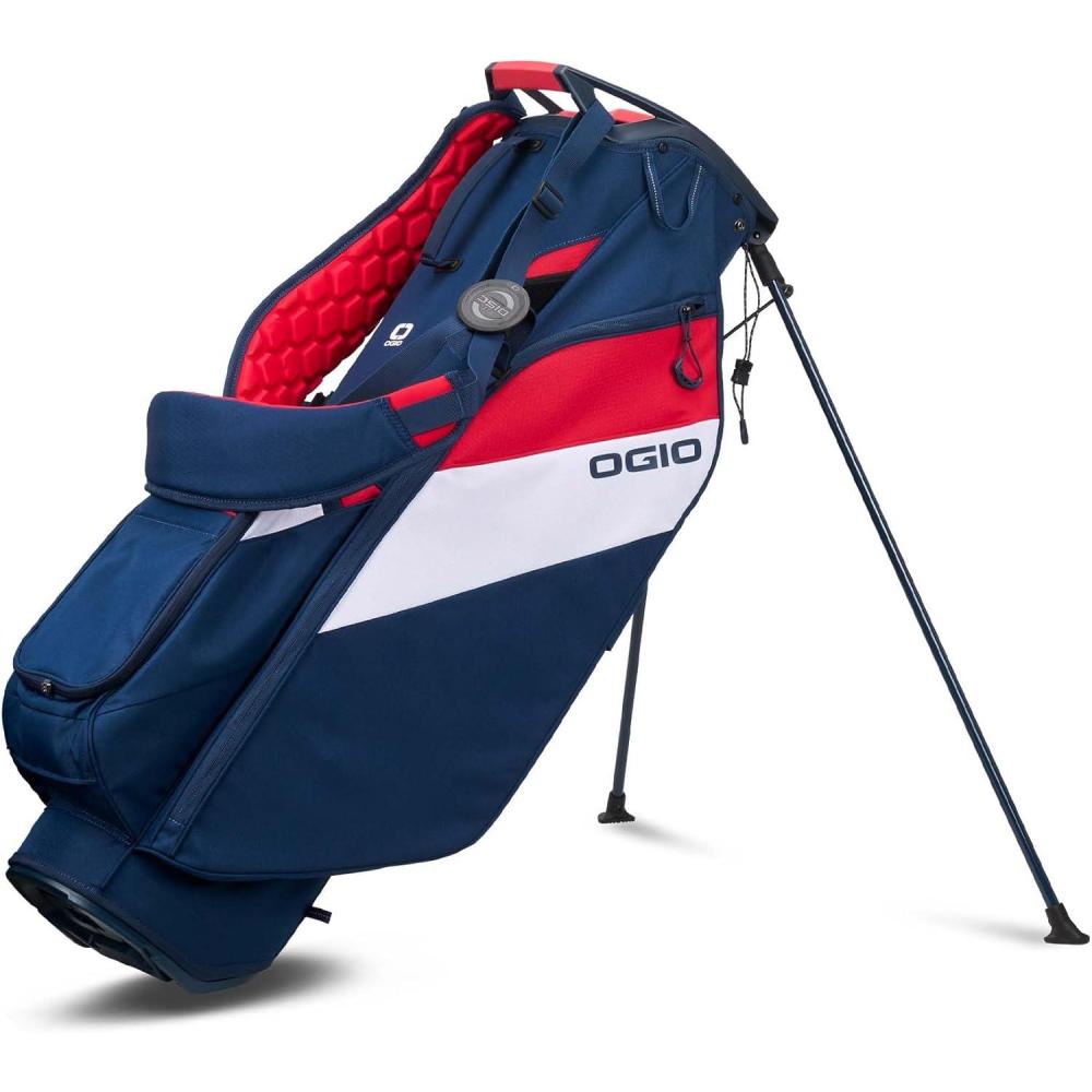 imageOGIO Golf Fuse 4 Stand Bag BaysideRedWhiteBlue 2025