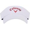 Callaway Golf 2023 Ladies Liquid Metal Visor(White/Caridnal)