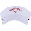 Callaway Golf 2023 Ladies Liquid Metal Visor(White/Dusty Rose)