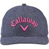 Callaway Golf Performance Pro Tour Cap Collection Headwear(Black Heather/Pink)