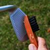 Callaway Heritage Wood Golf Club Brush with Groove Cleaner(Green/Ivory)