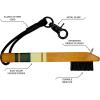 Callaway Heritage Wood Golf Club Brush with Groove Cleaner(Green/Ivory)