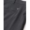 Callaway Men’s 9″ Swing Tech Heather Ergo Golf Shorts with Active Waistband, Durable Fabric(Black Grey Htr)