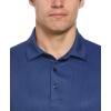Callaway Mens Chevron Foulard Print Stretch Golf Polo, Stretch Seams, Sun Protection (Available in Big & Tall)(Peacoat)