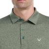 Callaway Mens Fine Line Stripe Short Sleeve Stretch Golf Polo, Moisture-Wicking, Sun Protection (Available in Big & Tall)(Bird of Paradise)