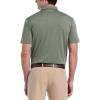 Callaway Mens Fine Line Stripe Short Sleeve Stretch Golf Polo, Moisture-Wicking, Sun Protection (Available in Big & Tall)(Bird of Paradise)