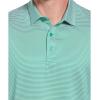 Callaway Mens Fine Line Stripe Short Sleeve Stretch Golf Polo, Moisture-Wicking, Sun Protection (Available in Big & Tall)(Golf Green)