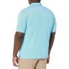 Callaway Mens Fine Line Stripe Short Sleeve Stretch Golf Polo, Moisture-Wicking, Sun Protection (Available in Big & Tall)(Hawaiian Ocean)