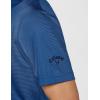 Callaway Mens Fine Line Stripe Short Sleeve Stretch Golf Polo, Moisture-Wicking, Sun Protection (Available in Big & Tall)(Peacoat)