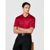 Callaway Mens Fine Line Stripe Short Sleeve Stretch Golf Polo, Moisture-Wicking, Sun Protection (Available in Big & Tall)(Tango Red)