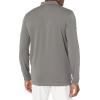 Callaway Men’s Long Sleeve Core Performance Polo, Opti-Dri Technology, Sun Protection, Golf Polo Shirts for Men(Smoked Pearl)