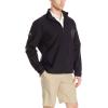 Callaway Men’s Long Sleeve Full-Zip Wind Jacket, Wind and Water Resistant Performance Apparel for Men, Extended Sizes(Black)